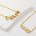 Bubble Name Necklace | Necklaces by DORADO