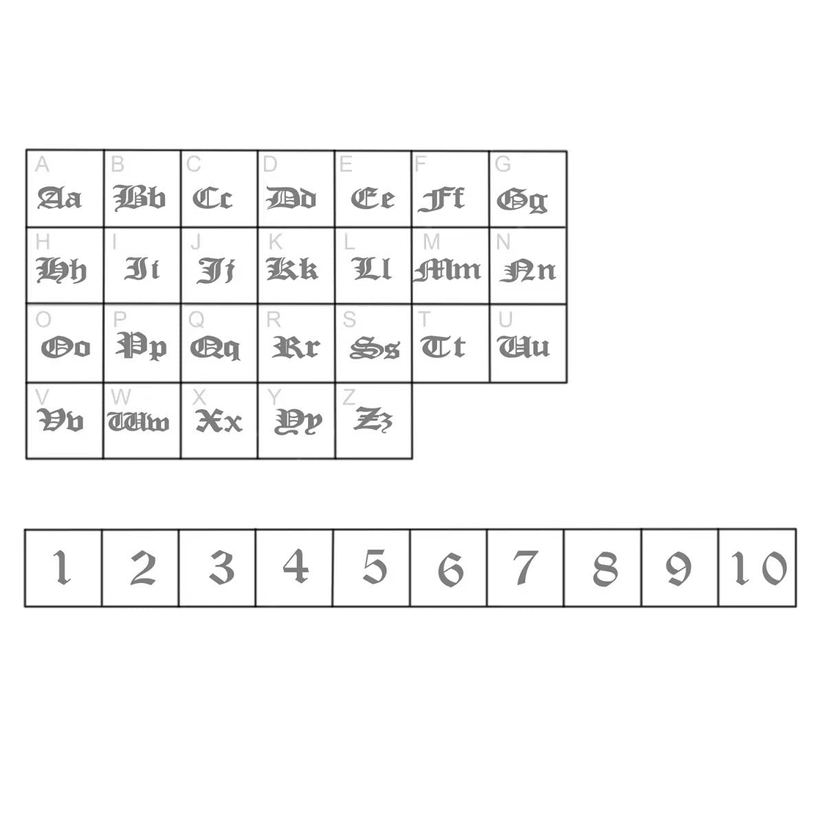 Double Plated Gothic Name Necklace w/ Figaro Chain | Necklaces by DORADO