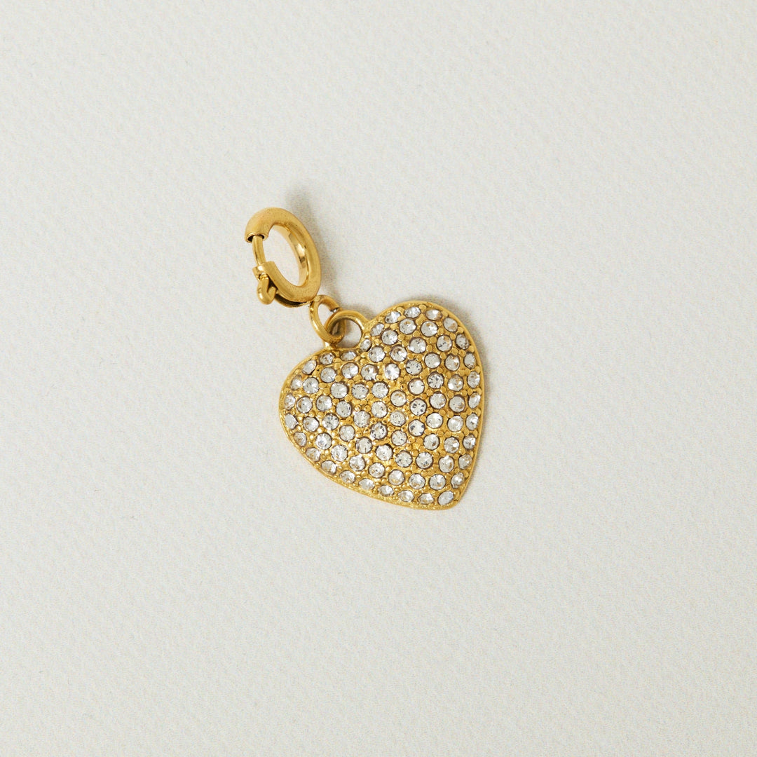 Iced Bubble Heart Charm