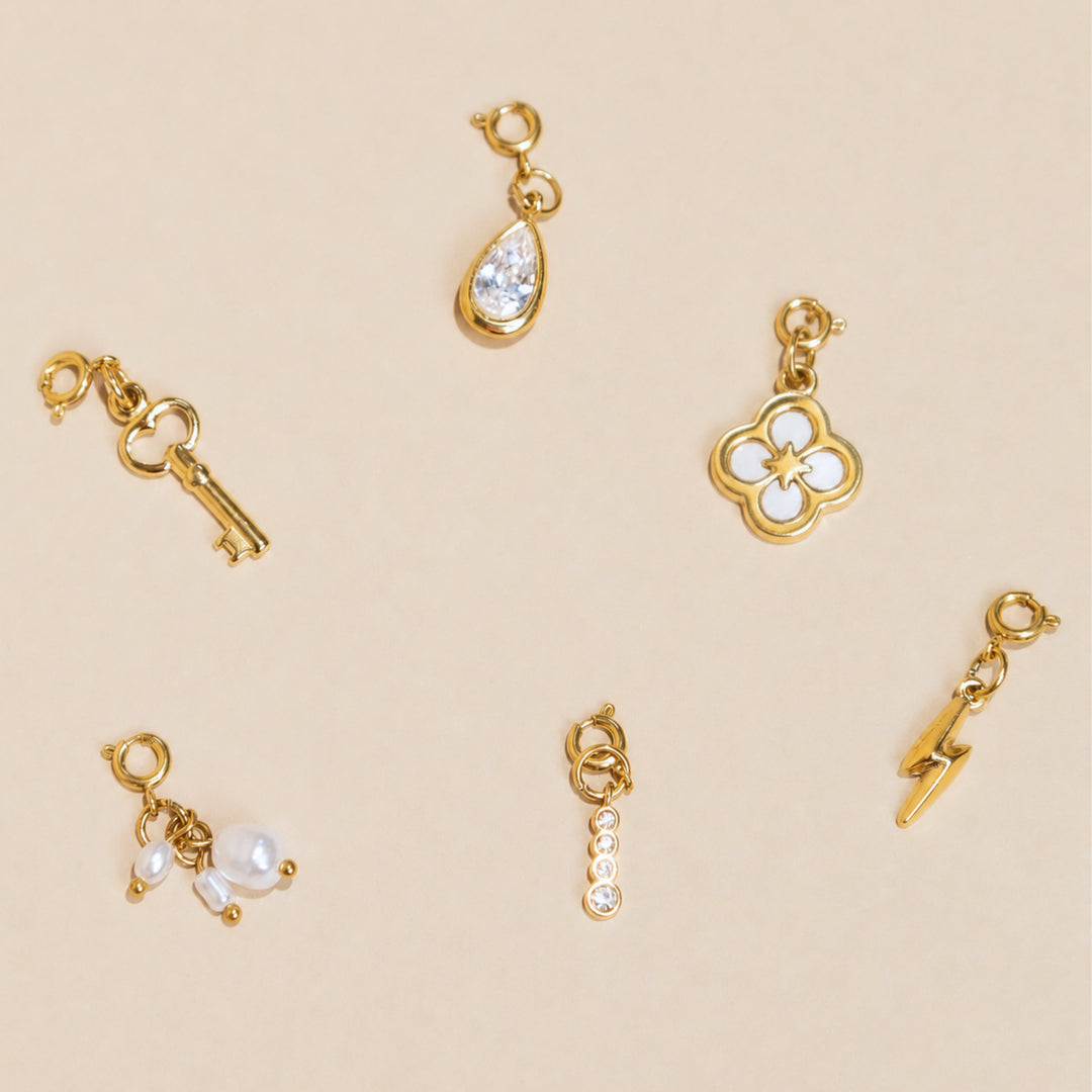 Bezel Drop Charm