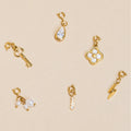 Bezel Drop Charm