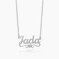 Kids Love Heart Name Necklace | Necklaces by DORADO