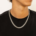 Mens Iced Cuban Link Chain - 8mm