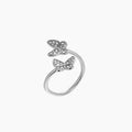 Open Iced Butterfly Ring | DORADO