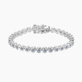 Round Bezel Tennis Chain Bracelet | Bracelets by DORADO