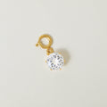 Solitaire Stone Charm