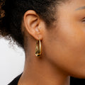 Teardrop Hoop Earrings