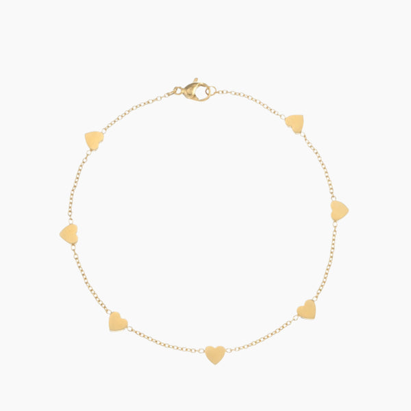 Hearts Anklet | Anklets by DORADO
