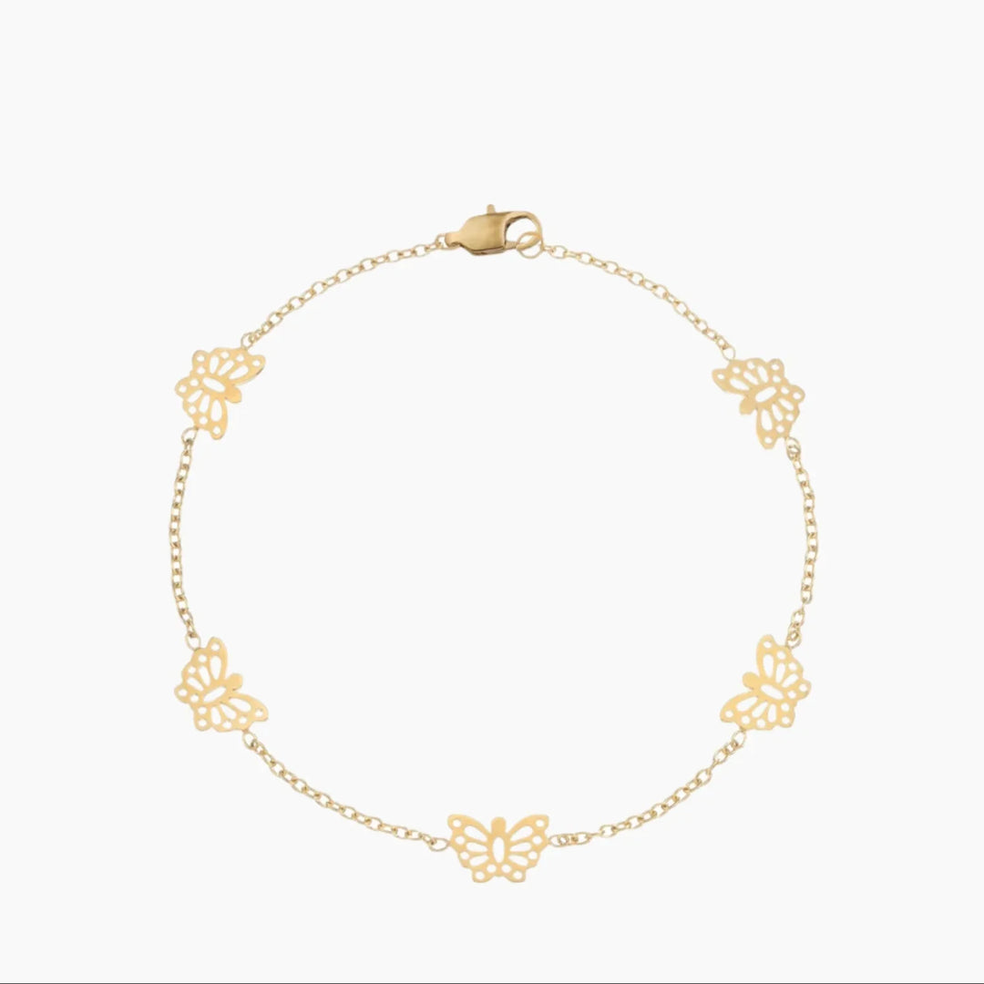 Butterflies Anklet | Anklets by DORADO
