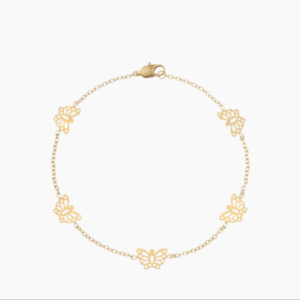 Butterflies Anklet | Anklets by DORADO