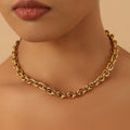 Chunky Rolo Chain Necklace | Necklaces by DORADO
