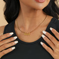 Angel Number Necklace w/ Cuban Chain | Necklaces by DORADO