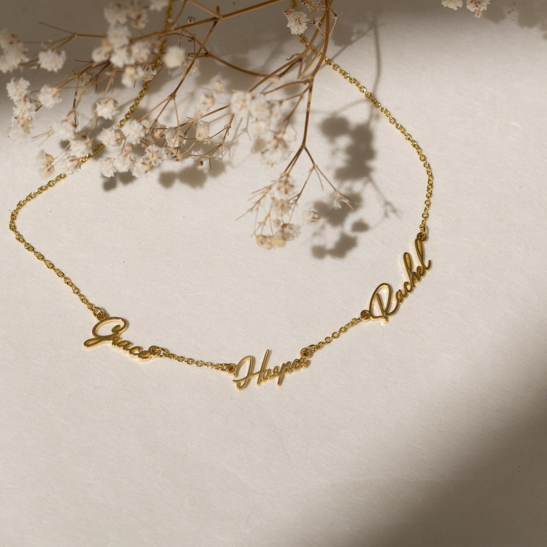Multi Name Necklace | Necklaces by DORADO