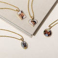 Iced Photo Pendant w/ Rope Chain | Necklaces by DORADO