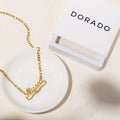 Diamond Cut Heart Name Necklace | Necklaces by DORADO