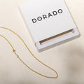 Sideways Initials Necklace | Necklaces by DORADO