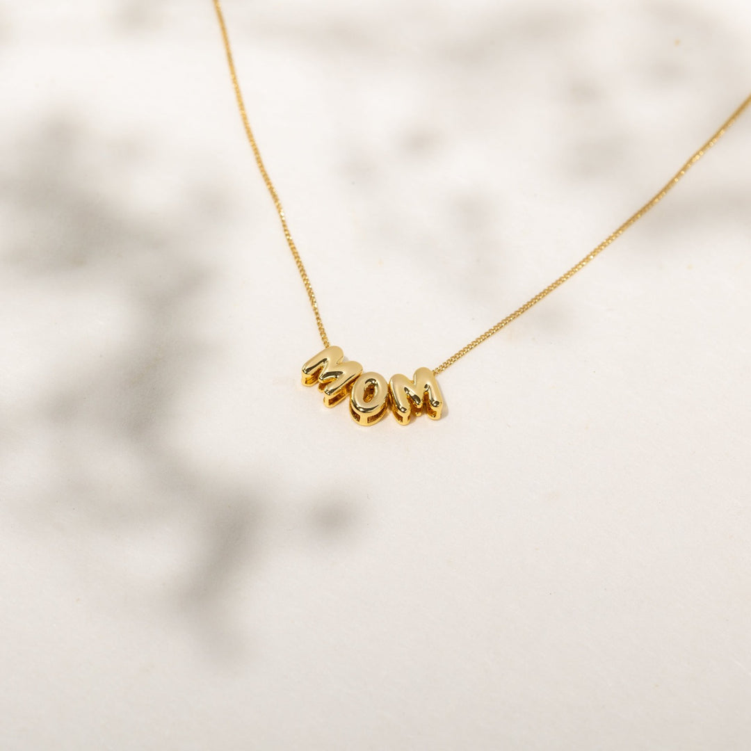 Bubble Name Necklace | Necklaces by DORADO