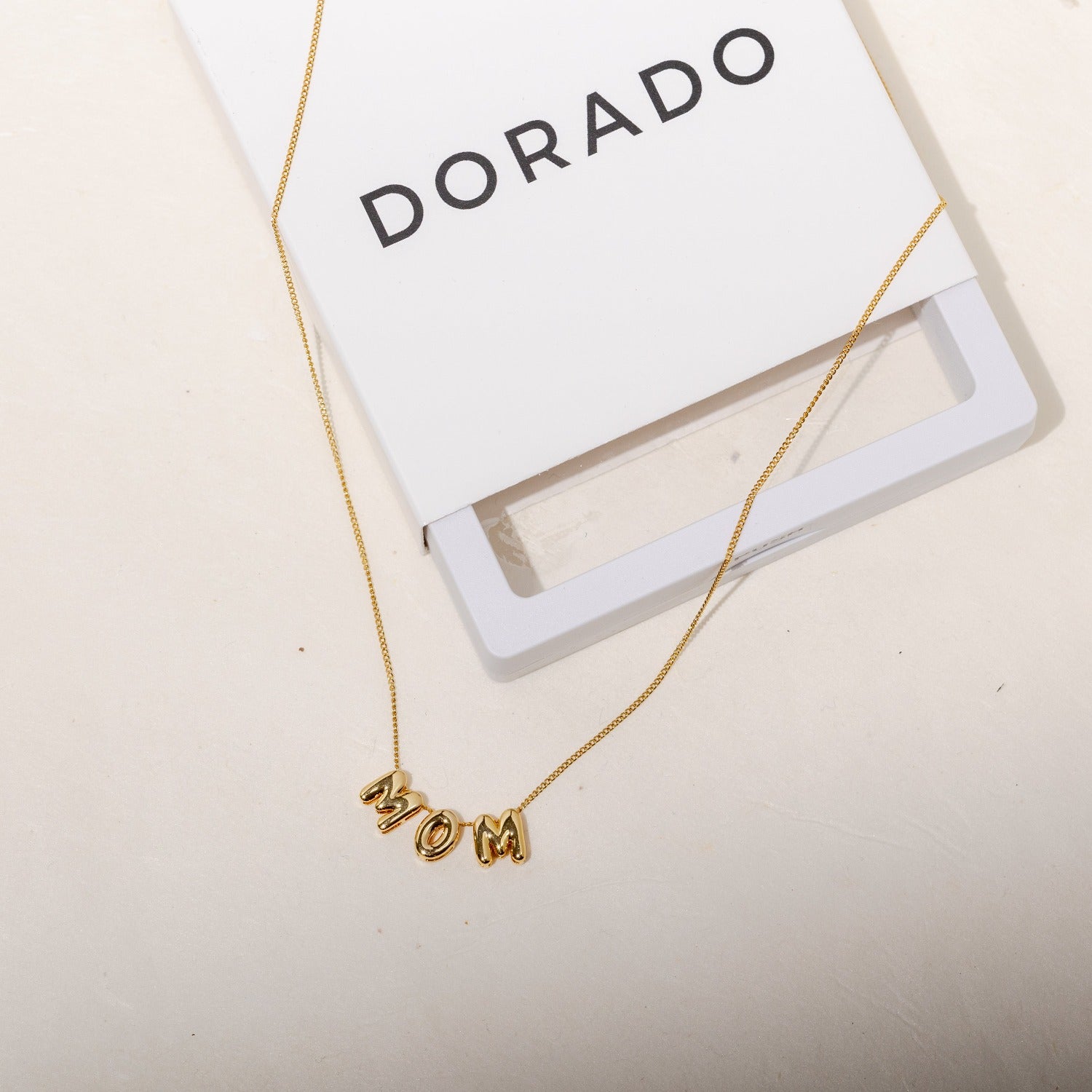 Bubble Name Necklace | Necklaces by DORADO