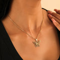 Butterfly Pendant Necklace | Necklaces by DORADO