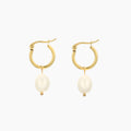 Freshwater Pearl Charm Earrings | Earrings by DORADO