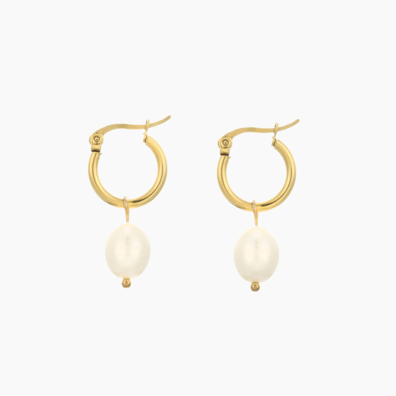 Freshwater Pearl Charm Earrings | Earrings by DORADO