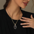 Iced Photo Pendant w/ Rope Chain | Necklaces by DORADO