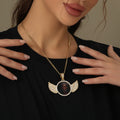 Iced Angel Photo Pendant Chain | Necklaces by DORADO