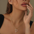 Iced Letter Necklace | Necklaces by DORADO