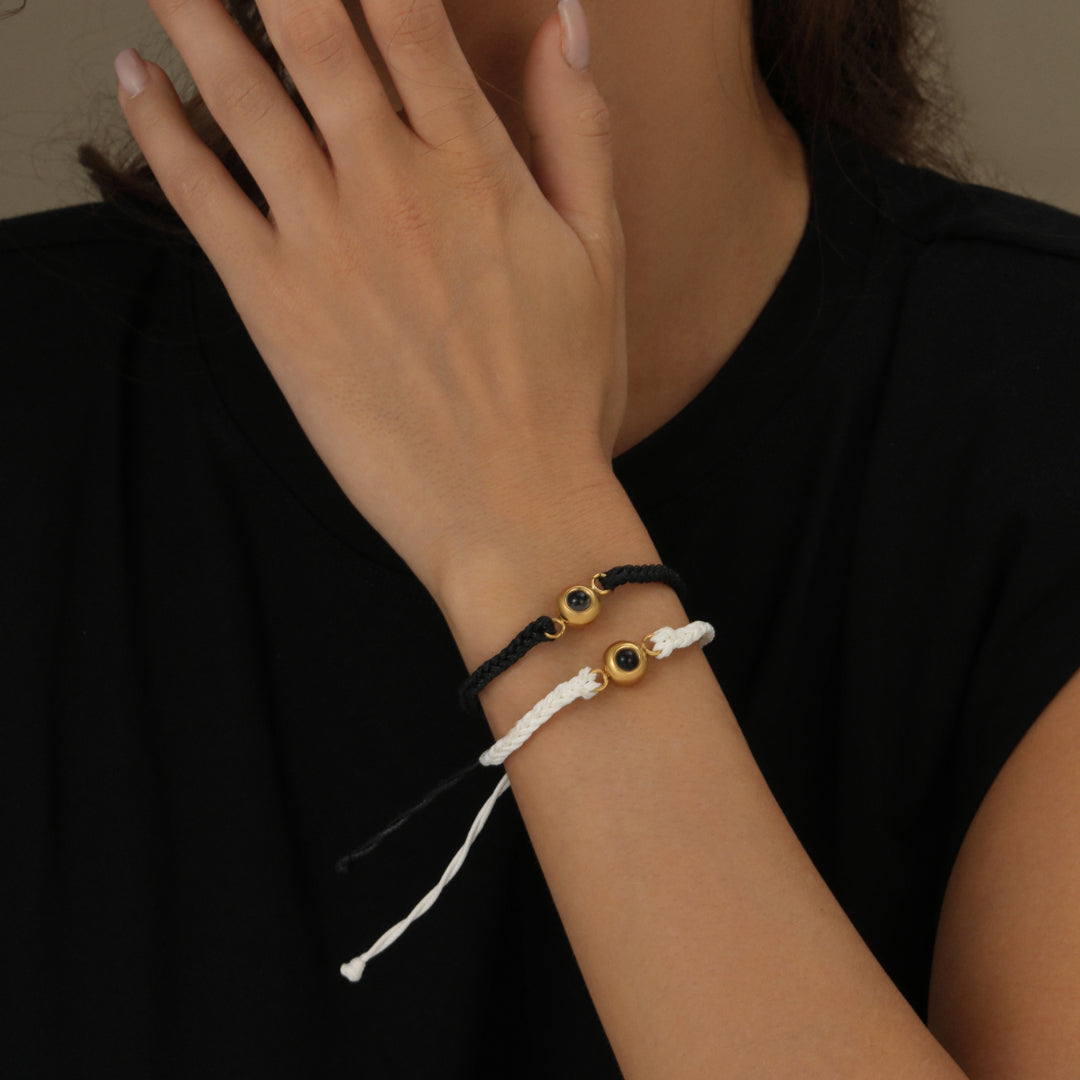 Personalized Circle Photo Bracelet | Bracelet by DORADO