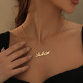 Butterfly Name Necklace | Necklaces by DORADO