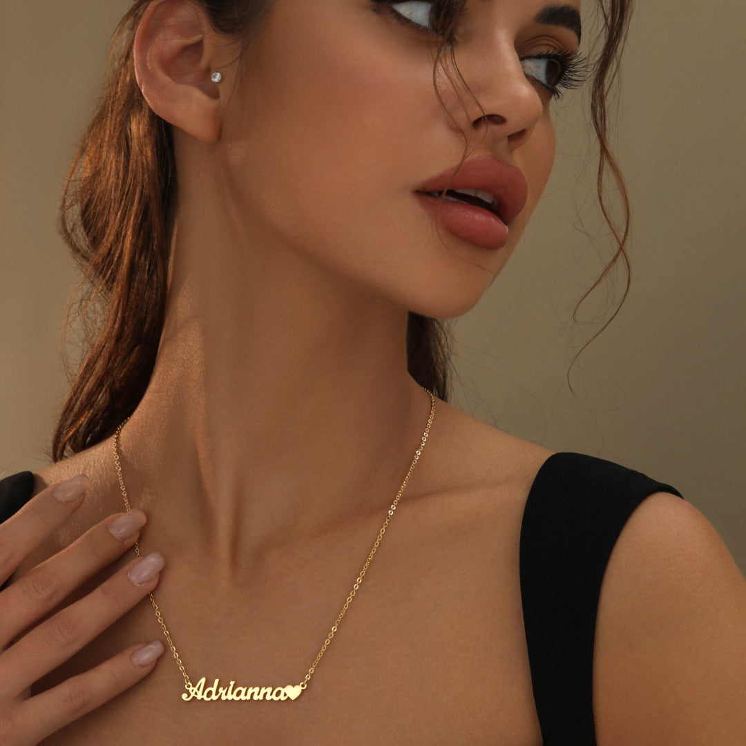 Name Heart Necklace | Necklaces by DORADO