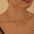 Multi Flower Necklace | Necklaces by DORADO