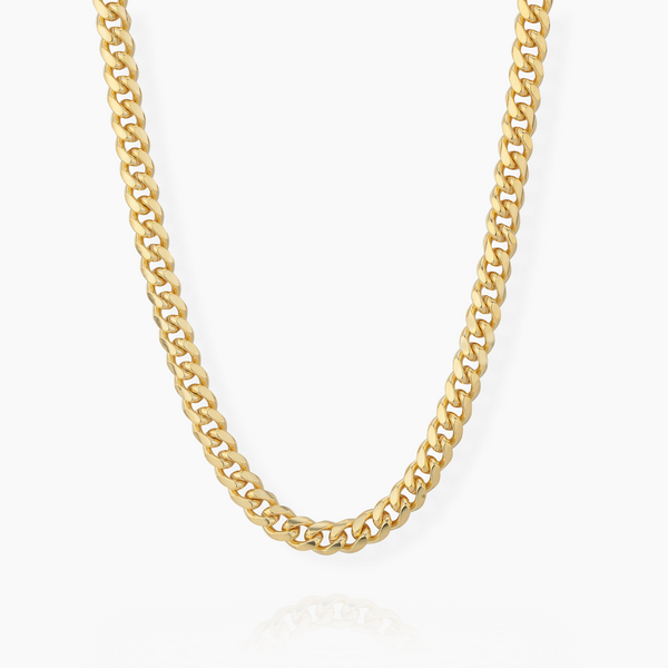 Miami Cuban Link Chain - 5mm | Necklaces by DORADO