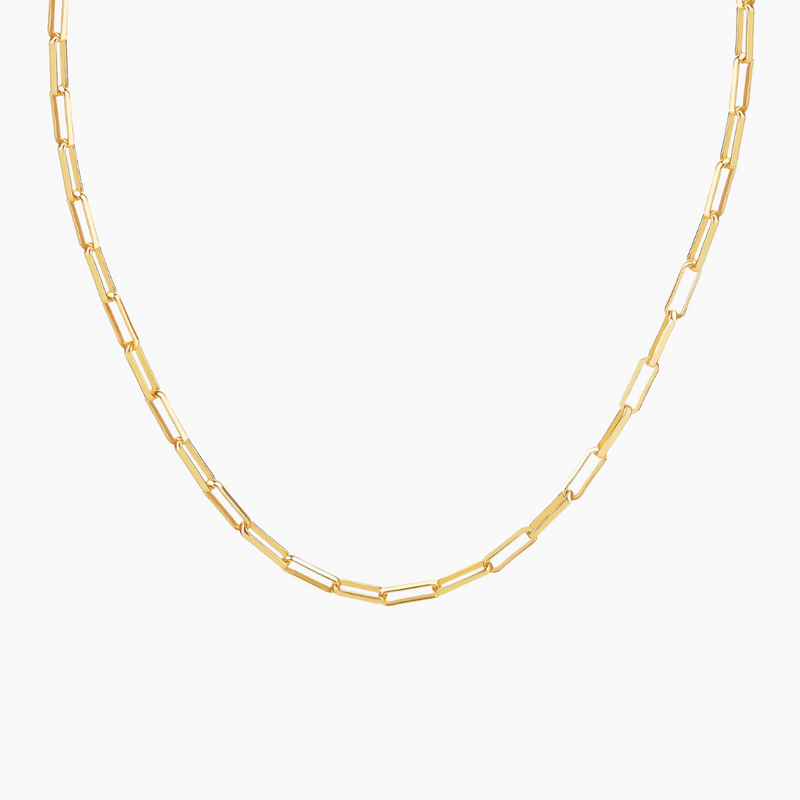 Paperclip Chain - 3mm | Dorado Fashion