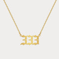 Angel Number Necklace | Dorado Fashion