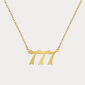 Angel Number Necklace | Dorado Fashion