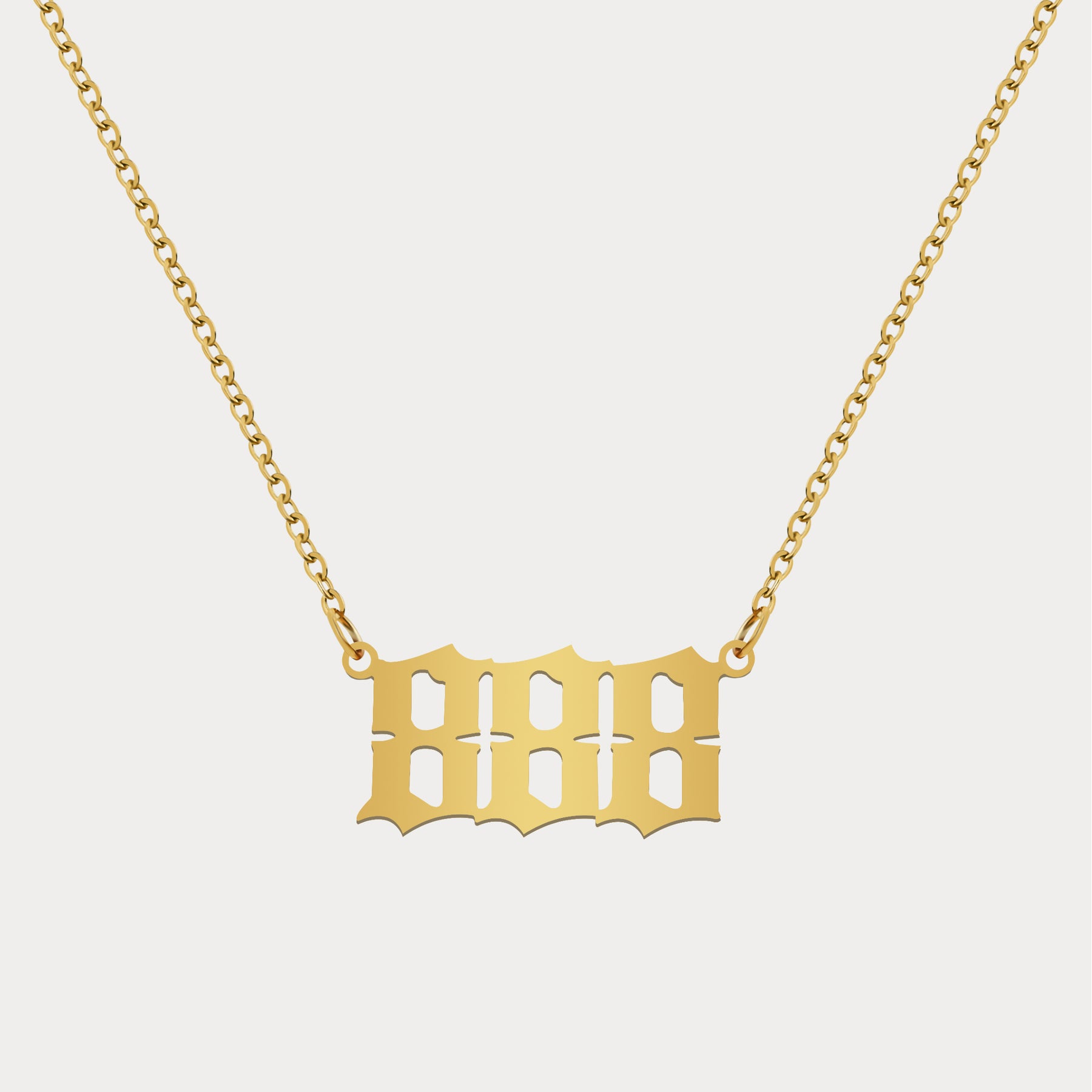 Angel Number Necklace | Dorado Fashion