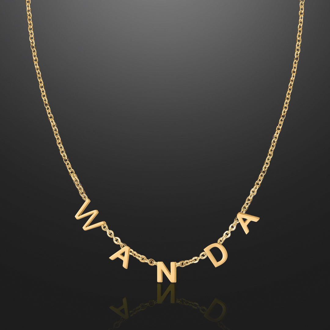 Custom Letter Necklace | Dorado Fashion