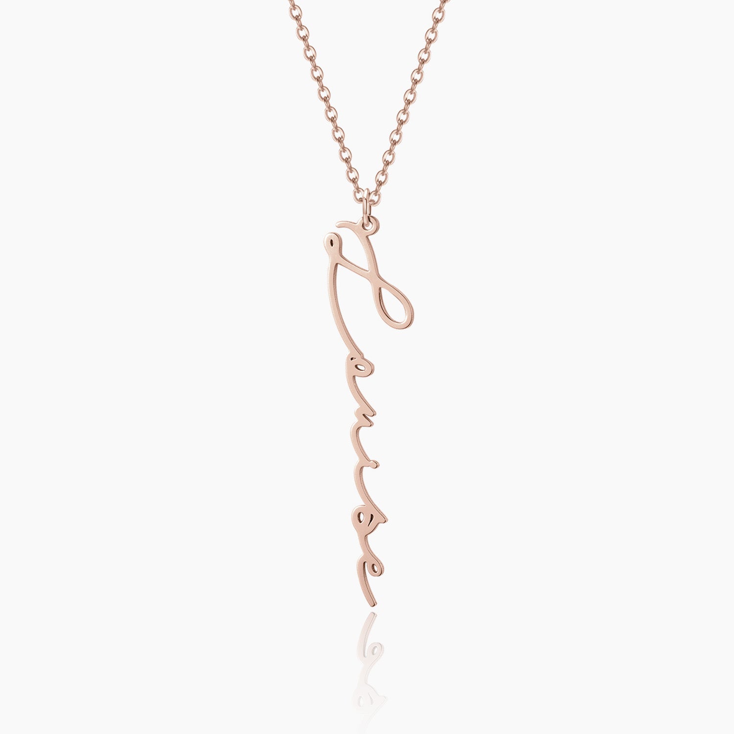 Vertical Script Name Necklace | Dorado Fashion
