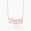 Title Heart Name Necklace | Dorado Fashion