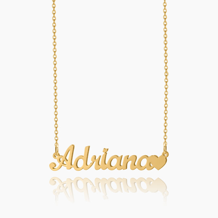 Kids Name Heart Necklace | Dorado Fashion