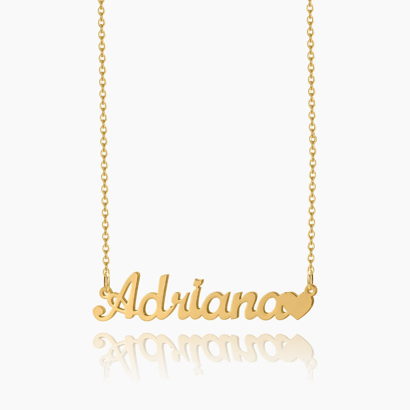 Kids Name Heart Necklace | Dorado Fashion