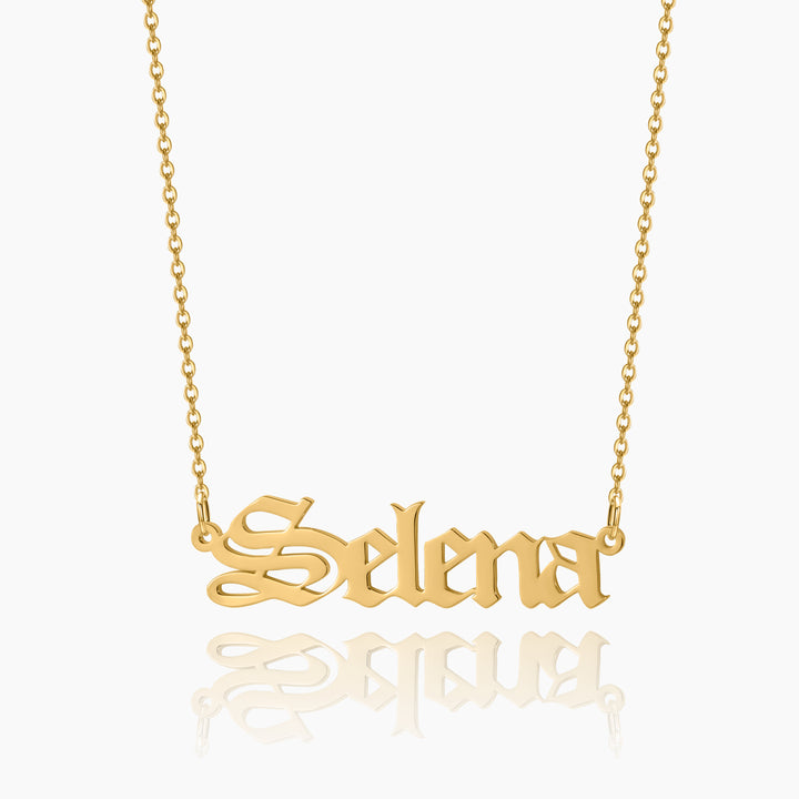 Gothic Name Necklace | Dorado Fashion