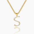 Iced Letter Necklace | Dorado Fashion