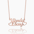 Double Name Necklace | Dorado Fashion