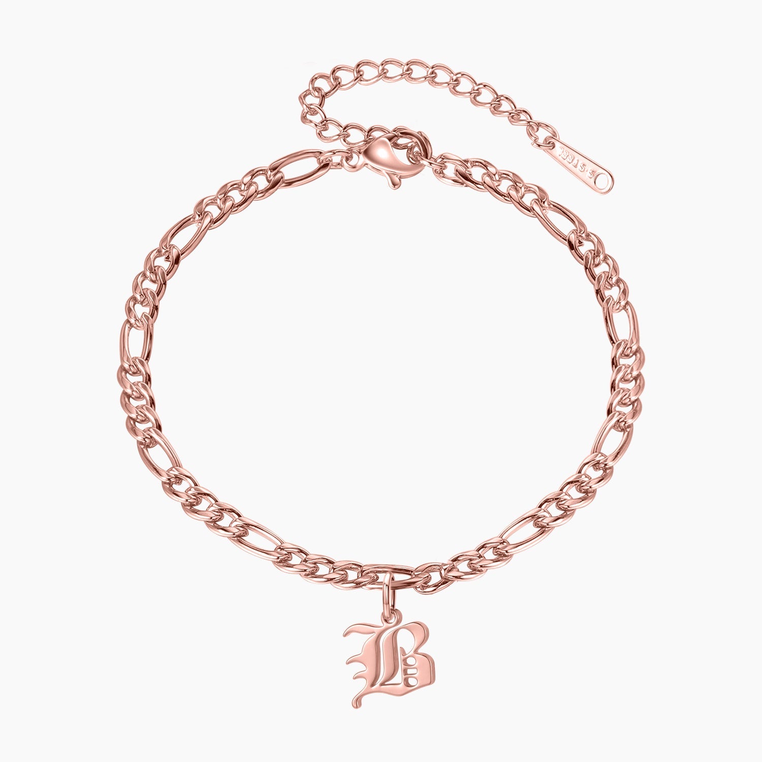 Old English Initial Anklet | Dorado Fashion