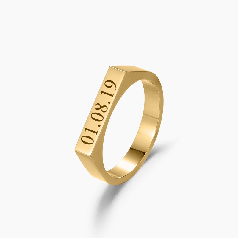 Engraved Name Ring | Dorado Fashion