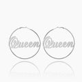 Script Name Hoop Earrings | Dorado Fashion