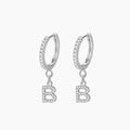 Iced Letter Earrings | Dorado Fashion