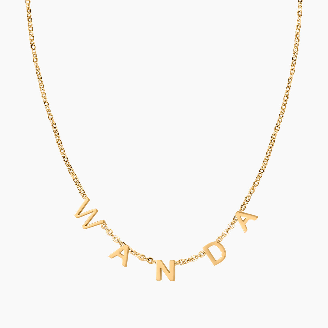 Custom Letter Necklace | Dorado Fashion